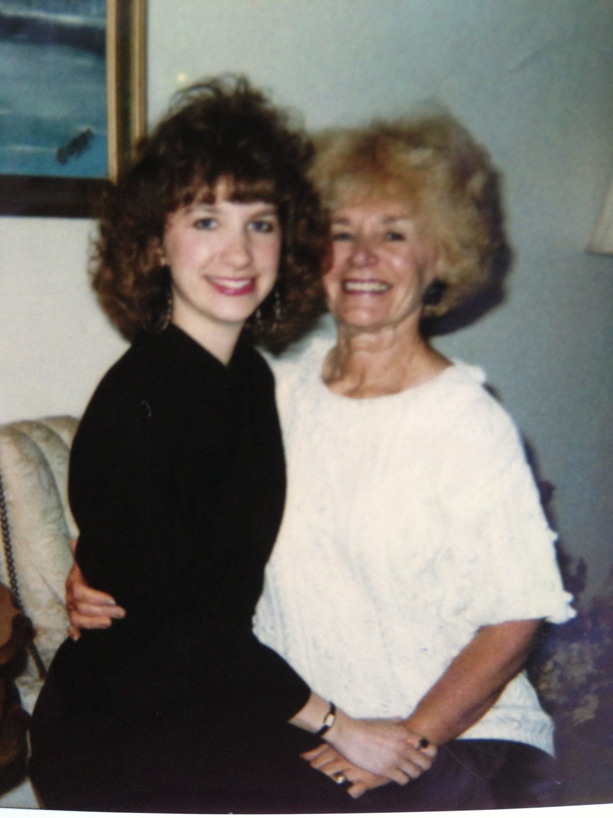 me & mom