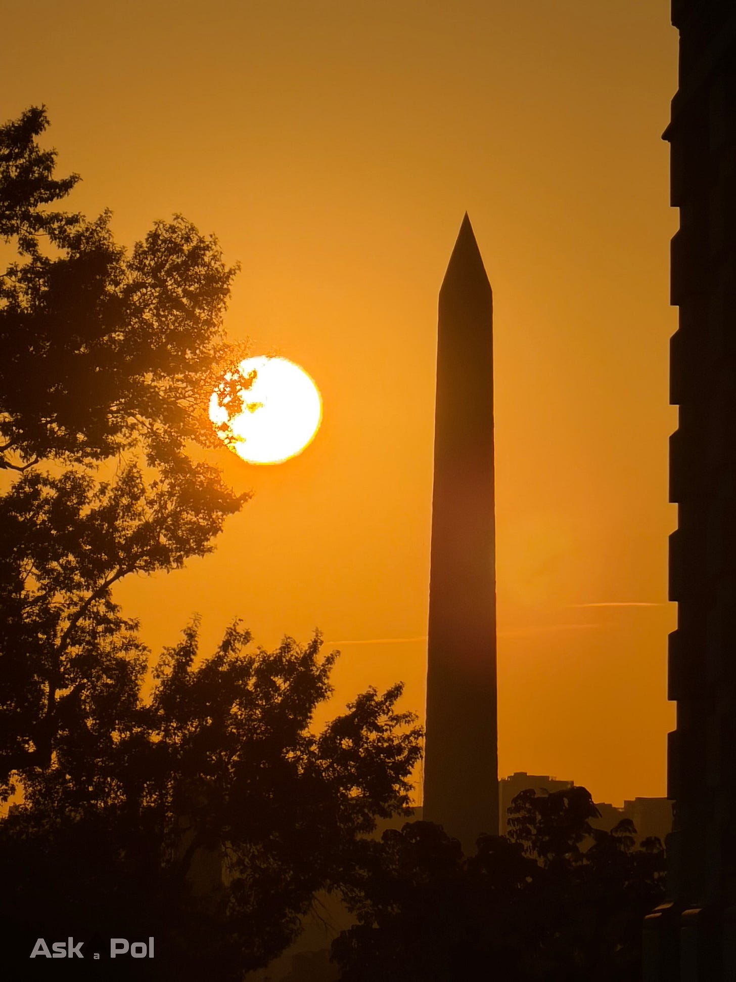 Sun sets over Washington Monument while members of US House of Representatives cast their last votes until after November’s midterm elections (Sept. 16, 2026). Photo: Matt Laslo Sun sets over Washington Monument while members of US House of Representatives cast their last votes until after November’s midterm elections (Sept. 16, 2026). Photo: Matt Laslo