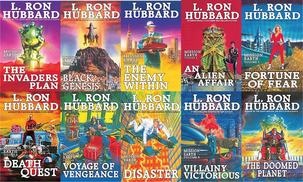The Mission Earth Series by L. Ron Hubbard ~ 10 MP3 AUDIOBOOK COLLECTION –  MotionAudiobooks
