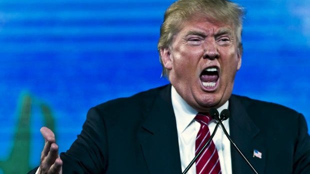 Donald Trump at the 2015 FreedomFest in Las Vegas, Nevada, on Saturday. Donald Trump at the 2015 FreedomFest in Las Vegas, Nevada, on Saturday.