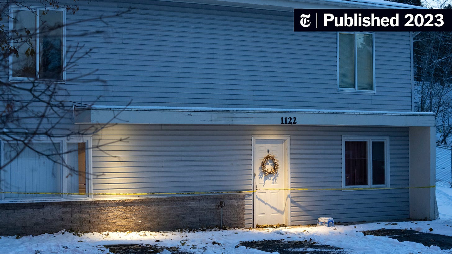 Officials Want to Demolish Idaho Murders Crime Scene, Setting Off Debate -  The New York Times