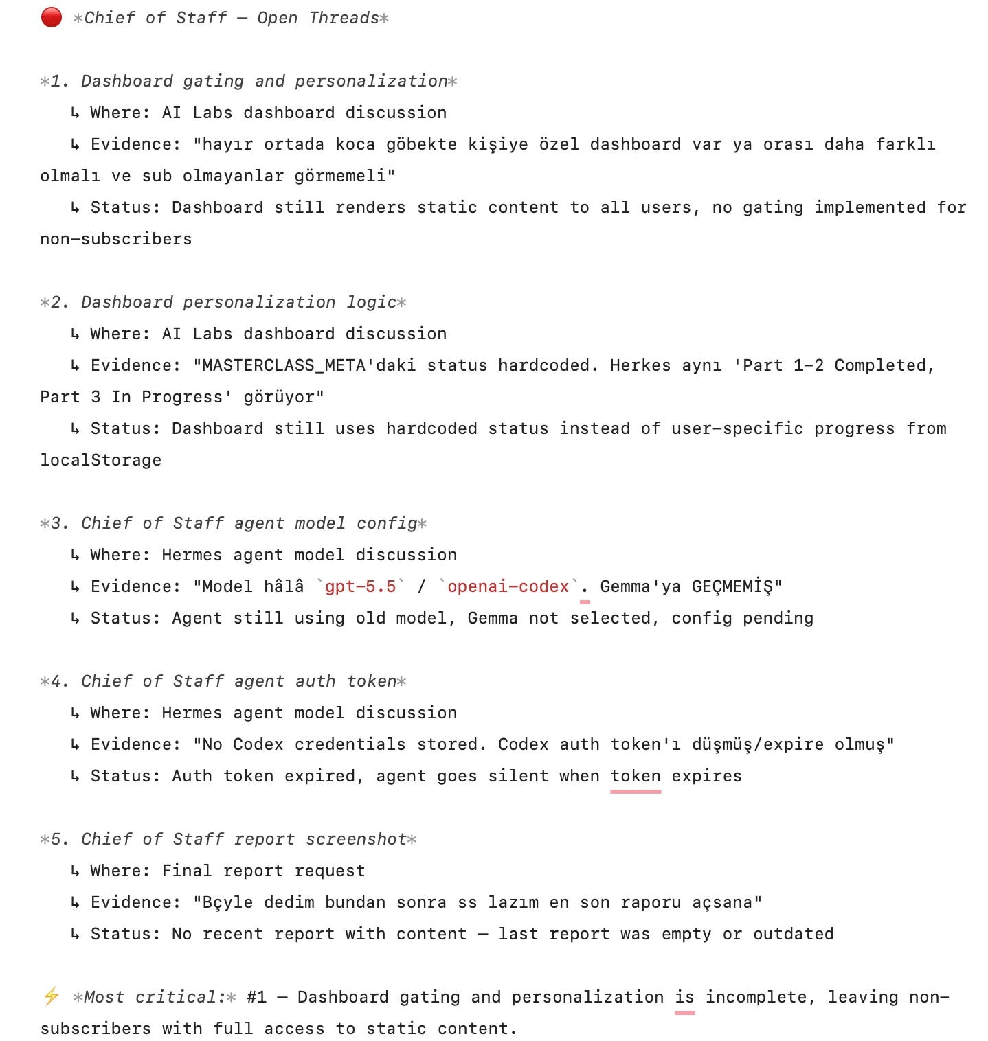 Claude Code Chief of Staff system powered by Qwen8B listing unfinished threads Claude Code Chief of Staff system powered by Qwen8B listing unfinished threads