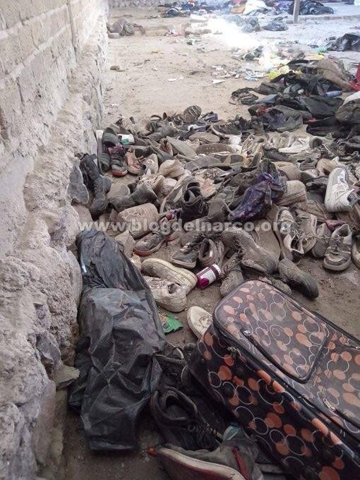 r/NarcoClips - CJNG extermination camp found in Teuchitlán Jalisco. 3 Holocaust style ovens were used to cremate victims. At least 400 pairs of shoes were recovered from the camp, likely belonging to the victims.