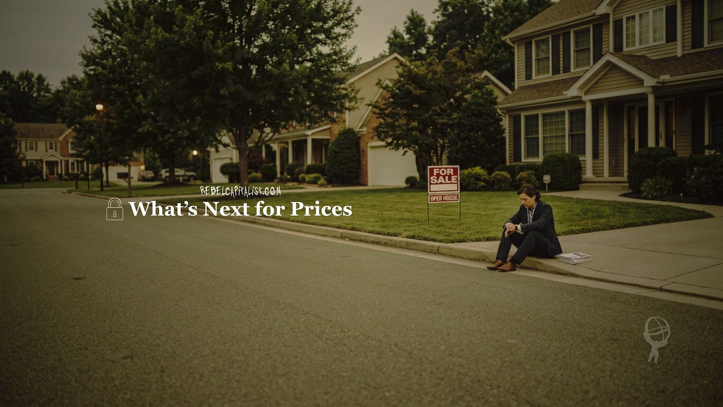 Dejected real estate agent sitting on curb beside residential for sale sign Dejected real estate agent sitting on curb beside residential for sale sign