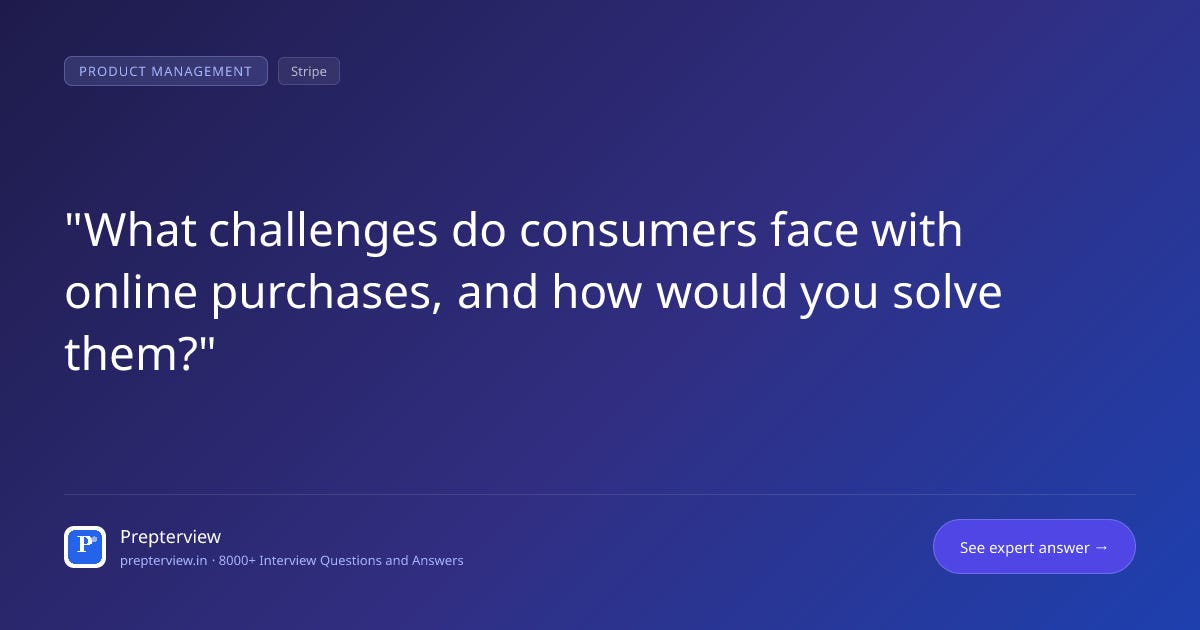 What challenges do consumers face with online purchases, and how would you solve them? What challenges do consumers face with online purchases, and how would you solve them?