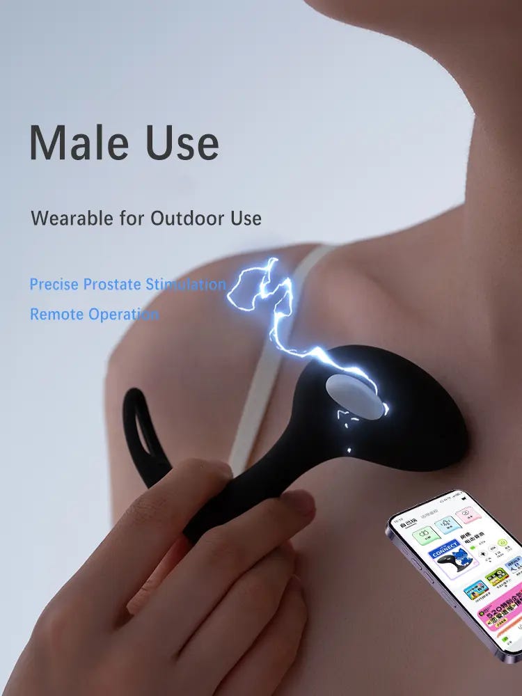 Sex Toys，Adult Toys，QS-080 Electric shock anal plug describe (3)