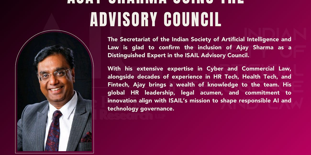 Ajay Sharma Joins the ISAIL Advisory Council