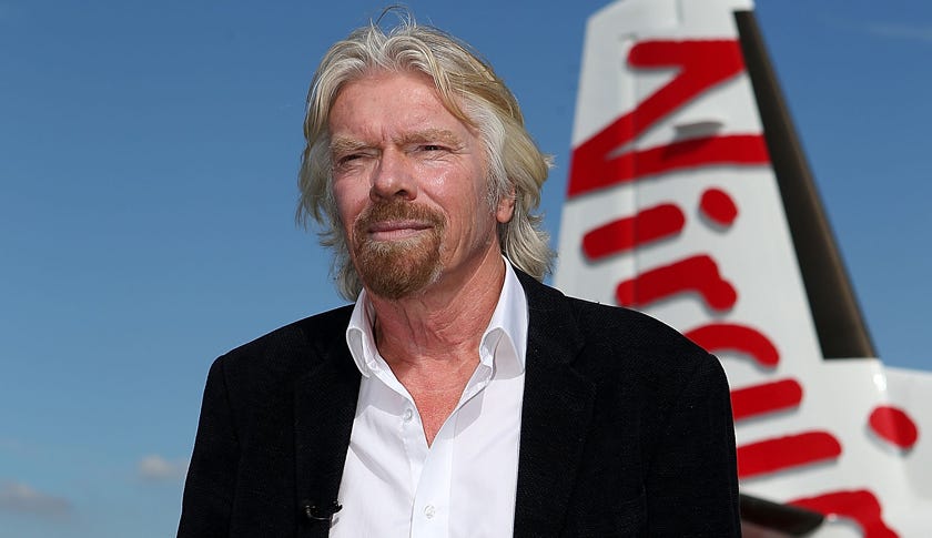 Richard Branson's Eight Rules to Live by - Steve Gutzler