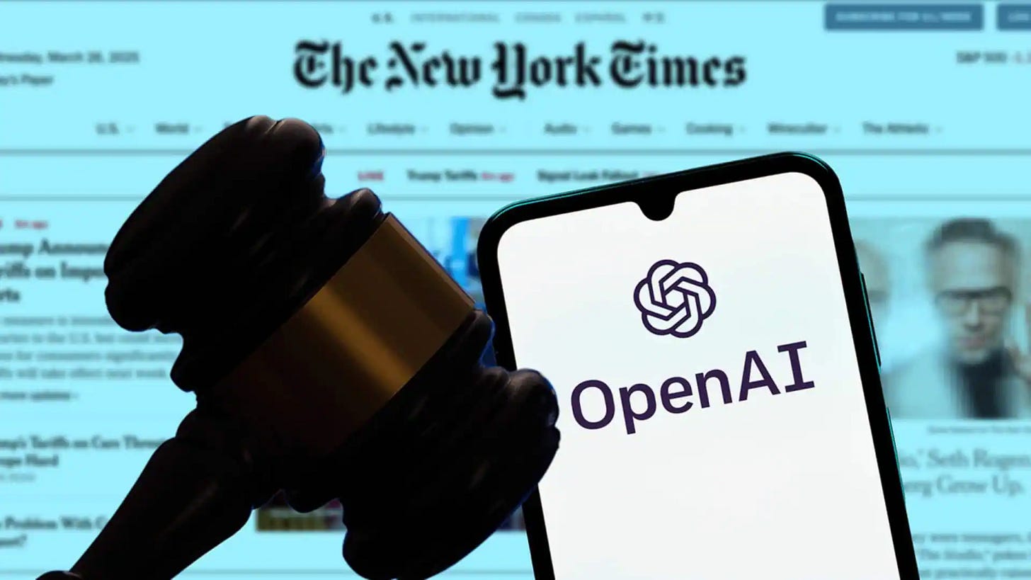 New York Times ask OpenAI to hand over 20m ChatGPT conversations
