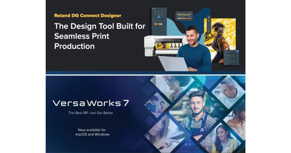 Roland DG boosts VersaWorks 7 and Connect Designer for multi-site workflows