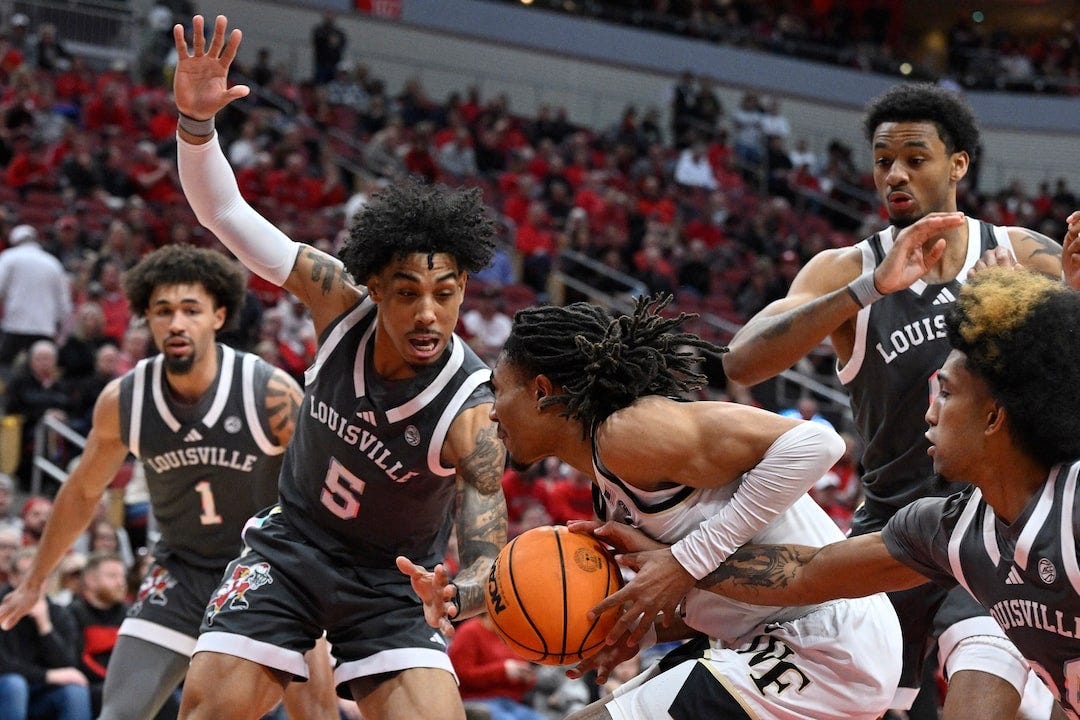 NCAA Basketball: Wake Forest at Louisville