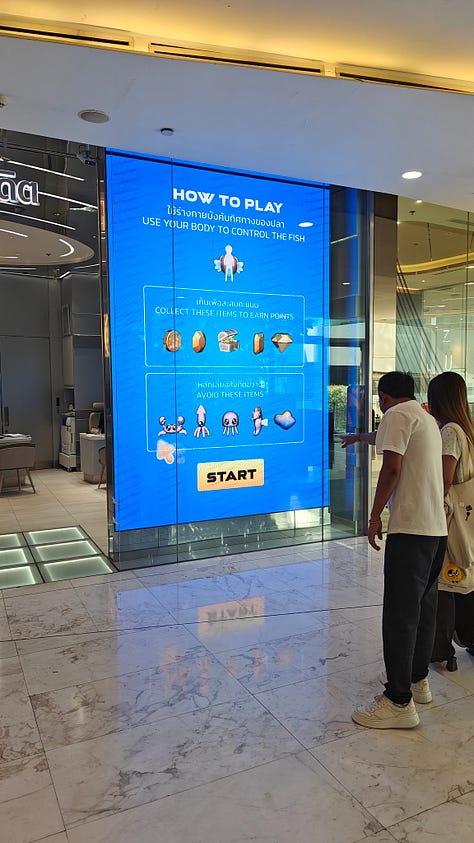 A gallery of retail pictures in Bangkok