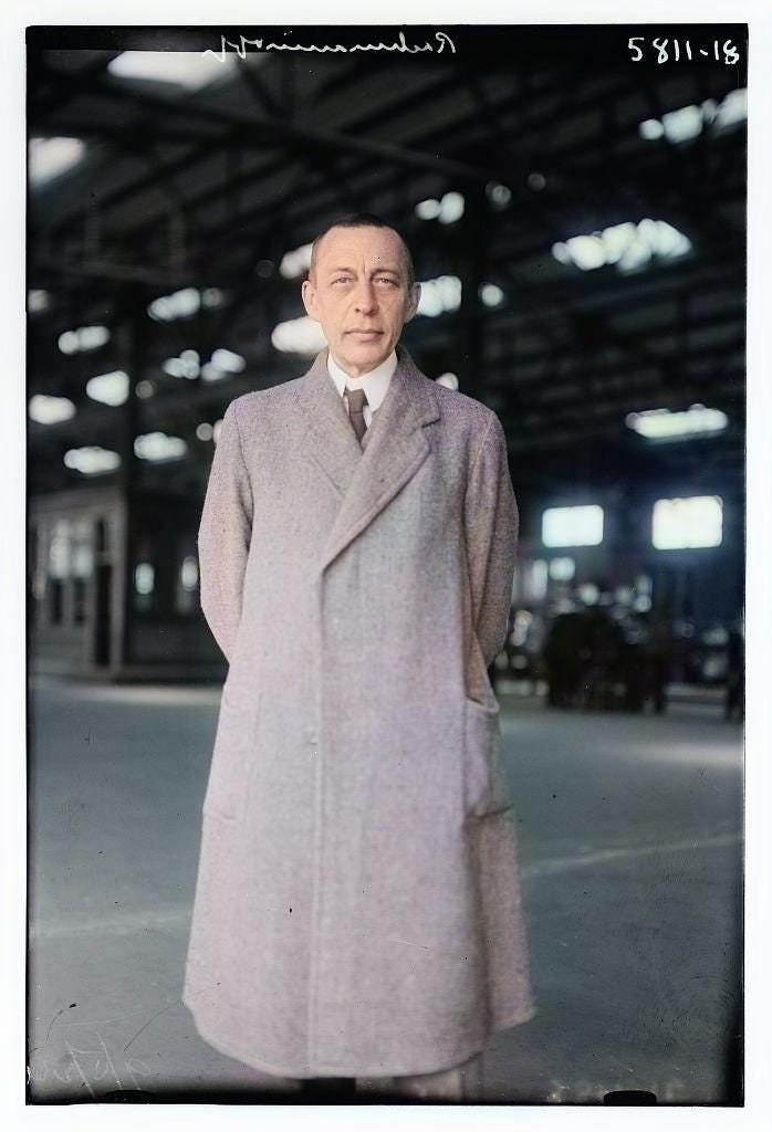 Sergei Rachmaninoff - [1926] Colorized : r/classicalmusic