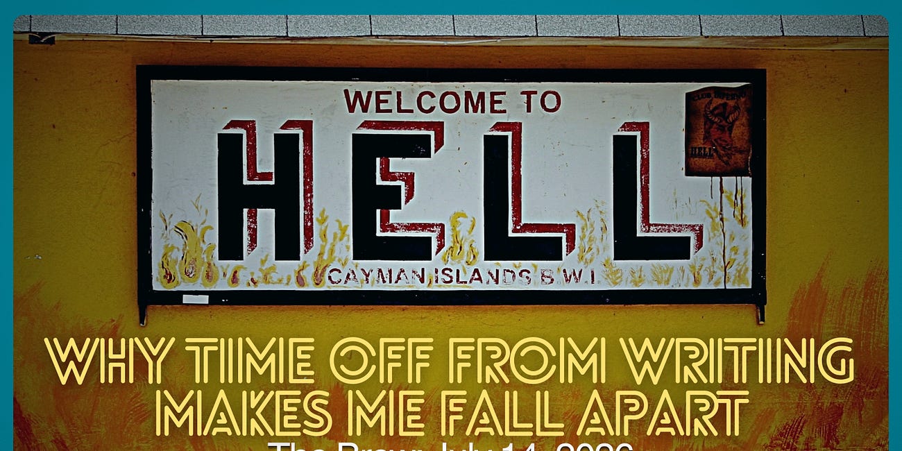 Why Time Off From Writing Makes Me Fall Apart | The Brew