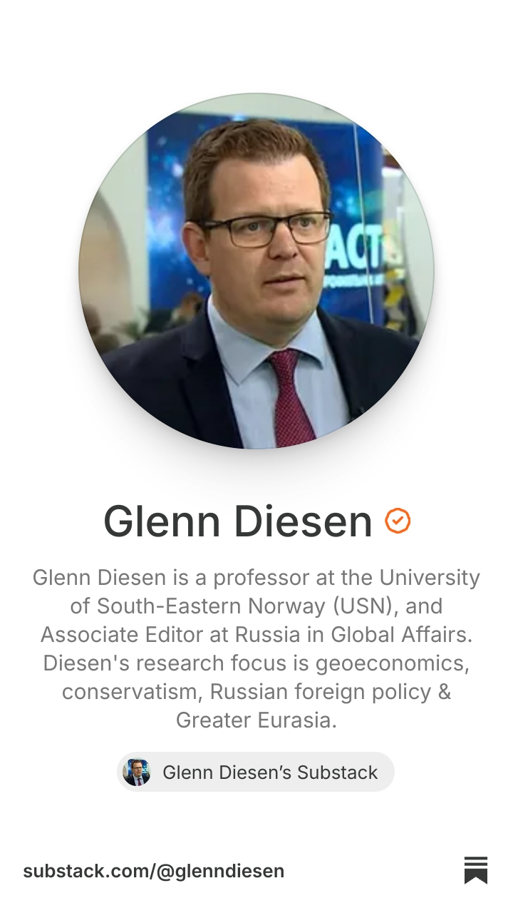 Glenn Diesen | Substack