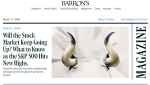Market Call: The Front-Cover Curse Already?