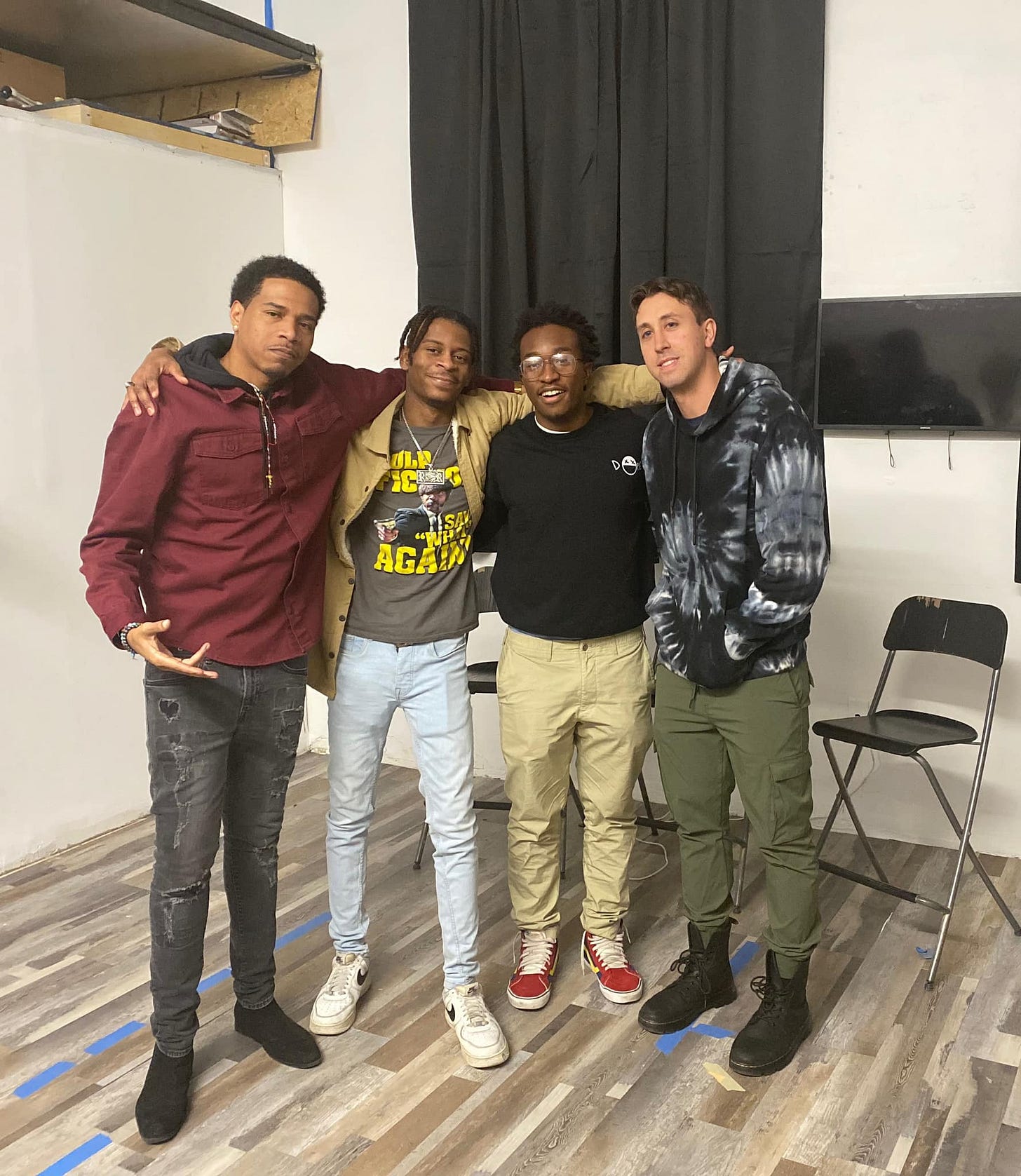 May be an image of 2 people, people standing and indoor