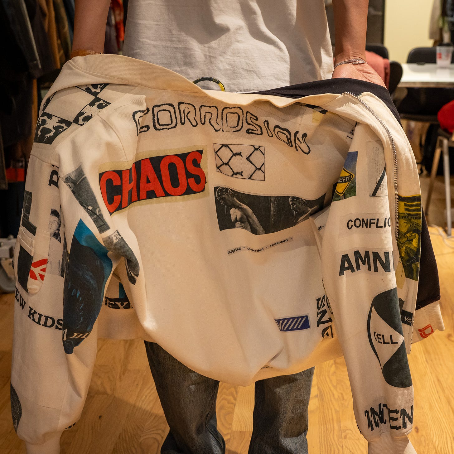 raf simons bomber jacket