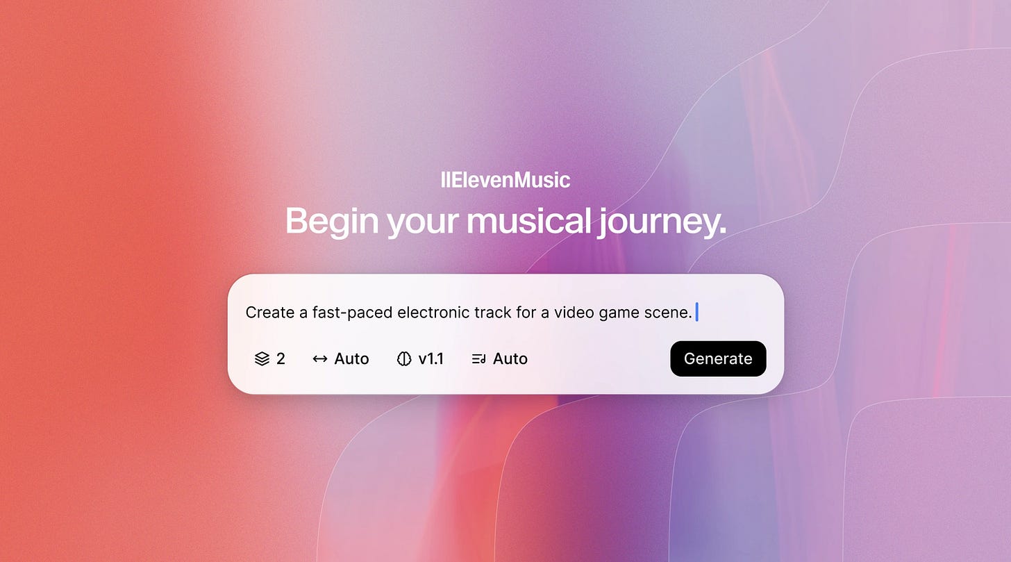 ElevenLabs launches Eleven Music, an AI music generator "cleared for broad commercial  use"