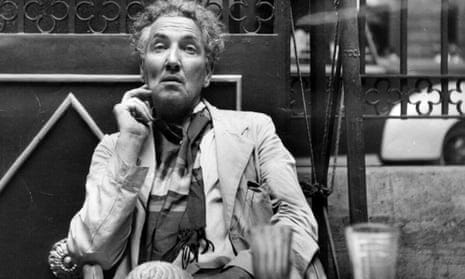 Robert Graves at a cafe in Palma de Majorca, 1954.