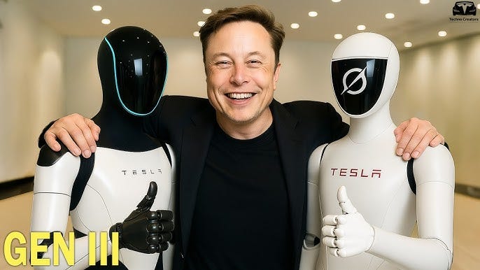 Elon Musk Unveils Tesla Bot V3 With New Face & Body, 3000 Tasks Ready! Nov  Launch, Next-Level!