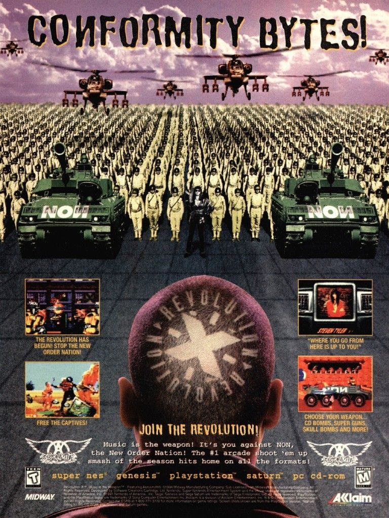 From the pages of the past! Ads of yesteryear – Revolution X | World 1-1