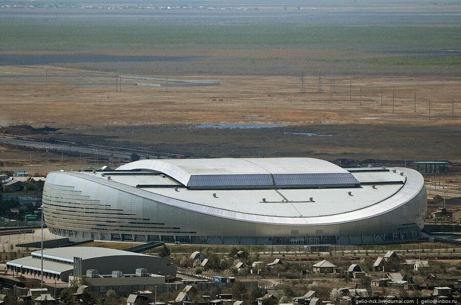 Astana Arena (Astana, Kazakhstan) By Populous | Arquitectura, Estadios,  Arena