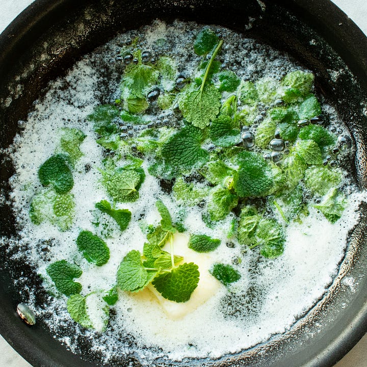Detail Photos of Dead-Nettle Brown Butter, shot by JB Douglas for The Wild Grocery
