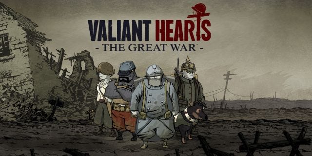 Portada del videojuego Valiant Hearts Portada del videojuego Valiant Hearts