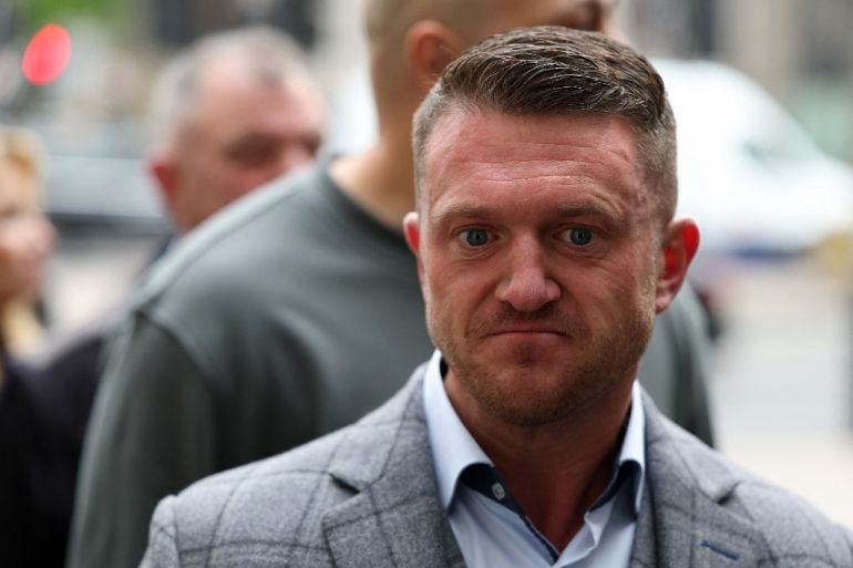 Far-right figure Tommy Robinson released early from UK prison
