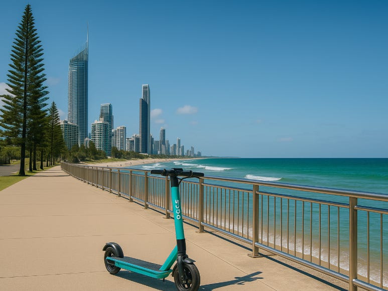 An eBike on the Gold Coast An eBike on the Gold Coast