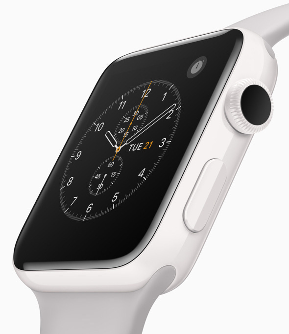Apple Watch Edition Series 2 in brilliant white ceramic