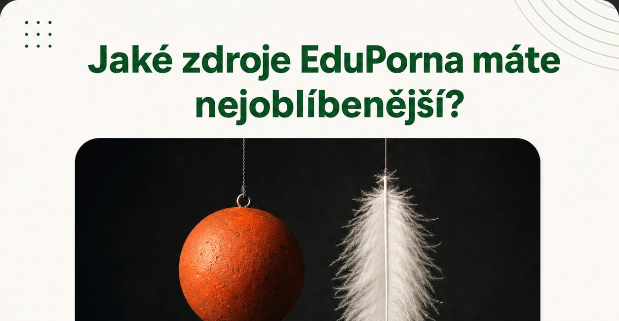 Jaké zdroje eduporna máte nejoblíbenější? 