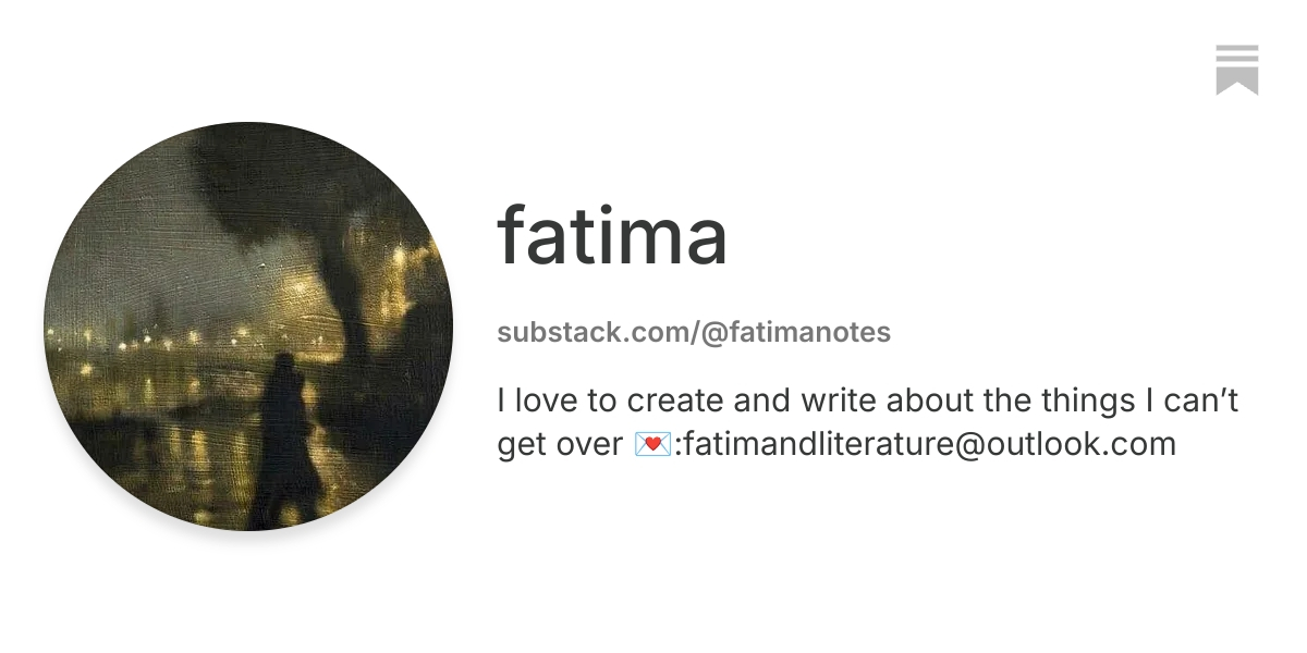 fatima | Substack