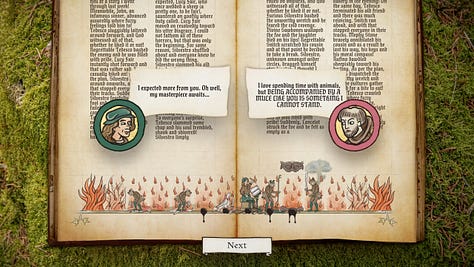 Screenshots of Inkulinati