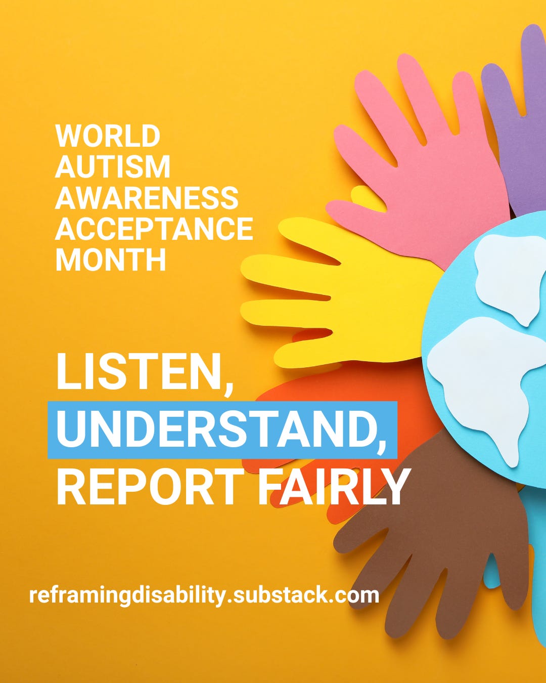 Poster for World Autism Awareness and Acceptance Month: