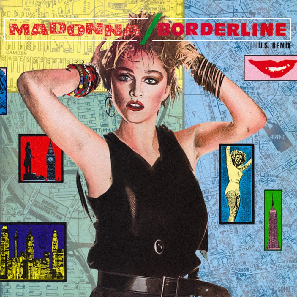 Madonna Borderline 12x12 Album Cover Replica Poster Print | eBay
