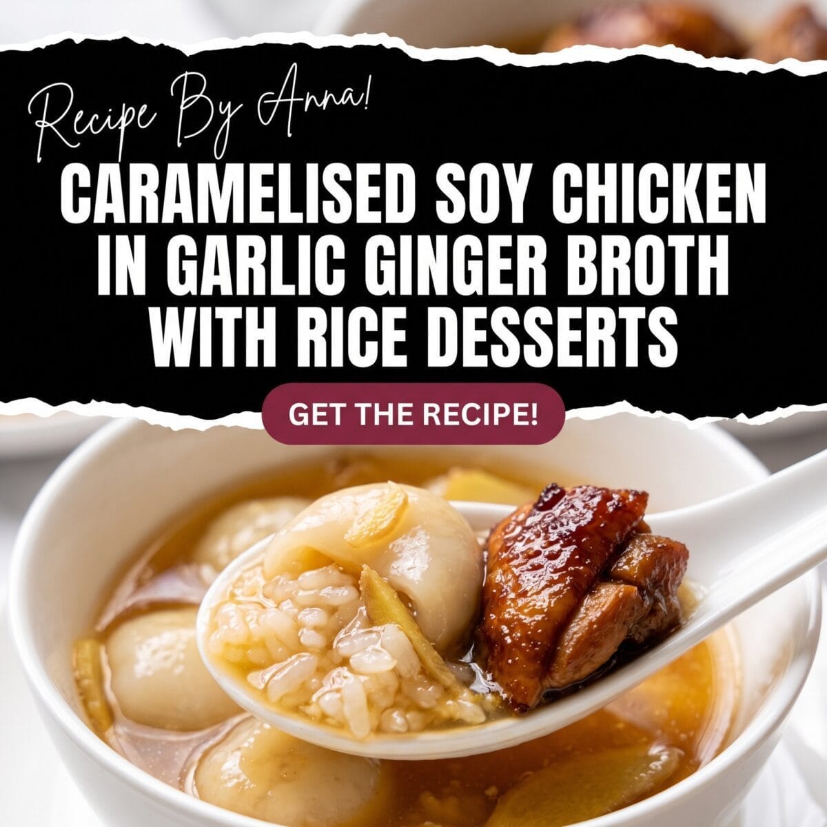 Soy Chicken in Garlic-Ginger Broth