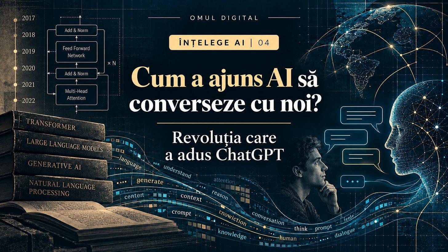 Cum a ajuns AI să converseze cu noi? Revoluția care a adus ChatGPT Cum a ajuns AI să converseze cu noi? Revoluția care a adus ChatGPT