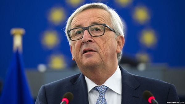 За вісім місяців до виборів у ЄС голова Єврокомісії Жан-Клод Юнкер підбив підсумки своєї роботи За вісім місяців до виборів у ЄС голова Єврокомісії Жан-Клод Юнкер підбив підсумки своєї роботи