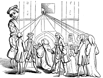 [Image: The Wire Master and his puppets, 1875]