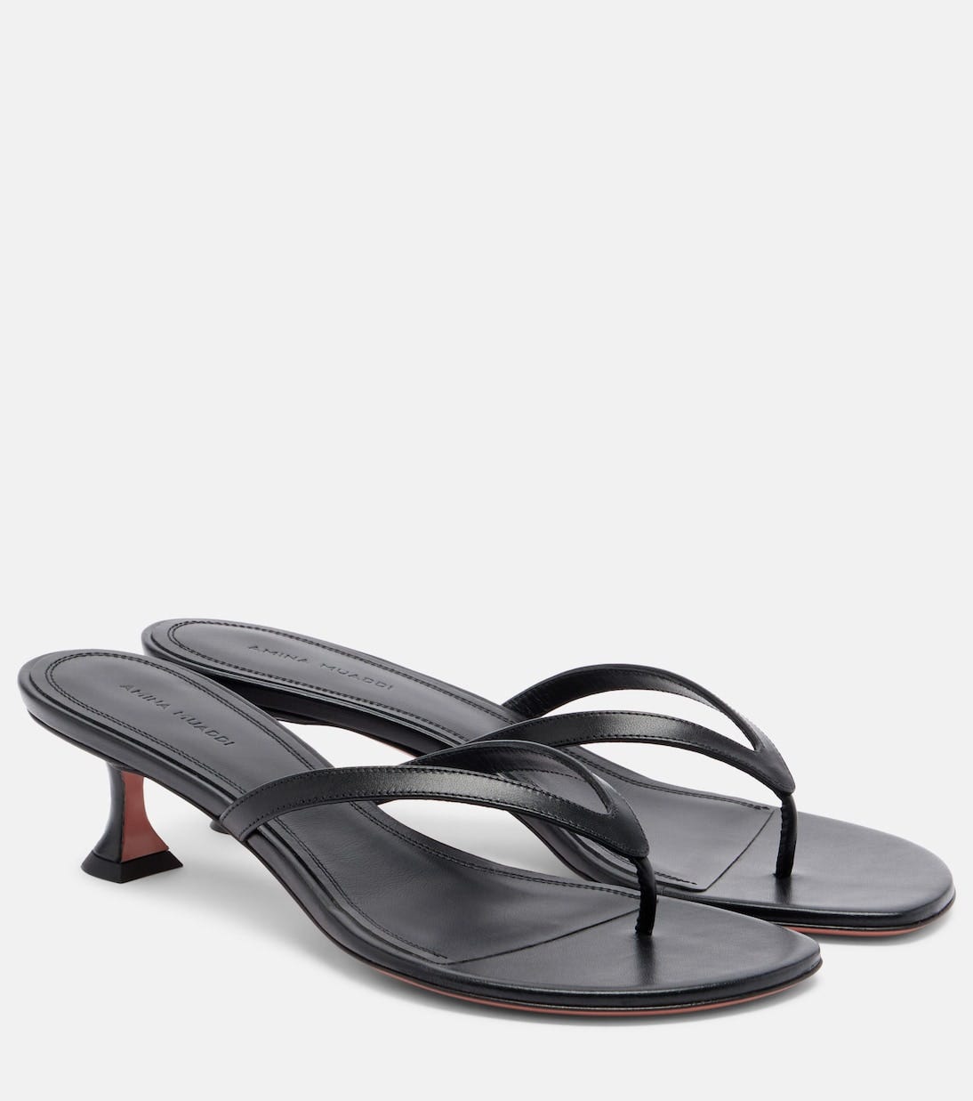 Juliette leather thong sandals | Amina Muaddi