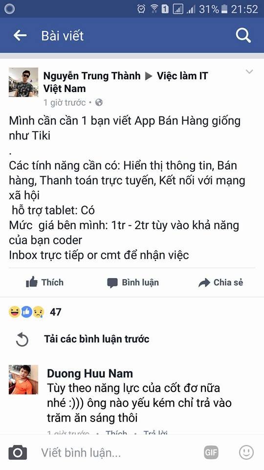 Gặp khách thế này nên block ngay :)