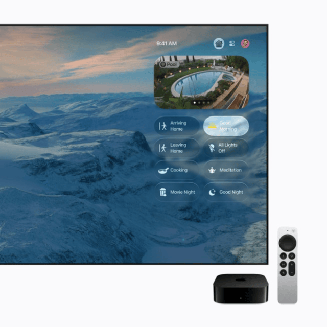 Apple TV 4K is a powerful home hub, giving users control of their smart home accessories from anywhere.