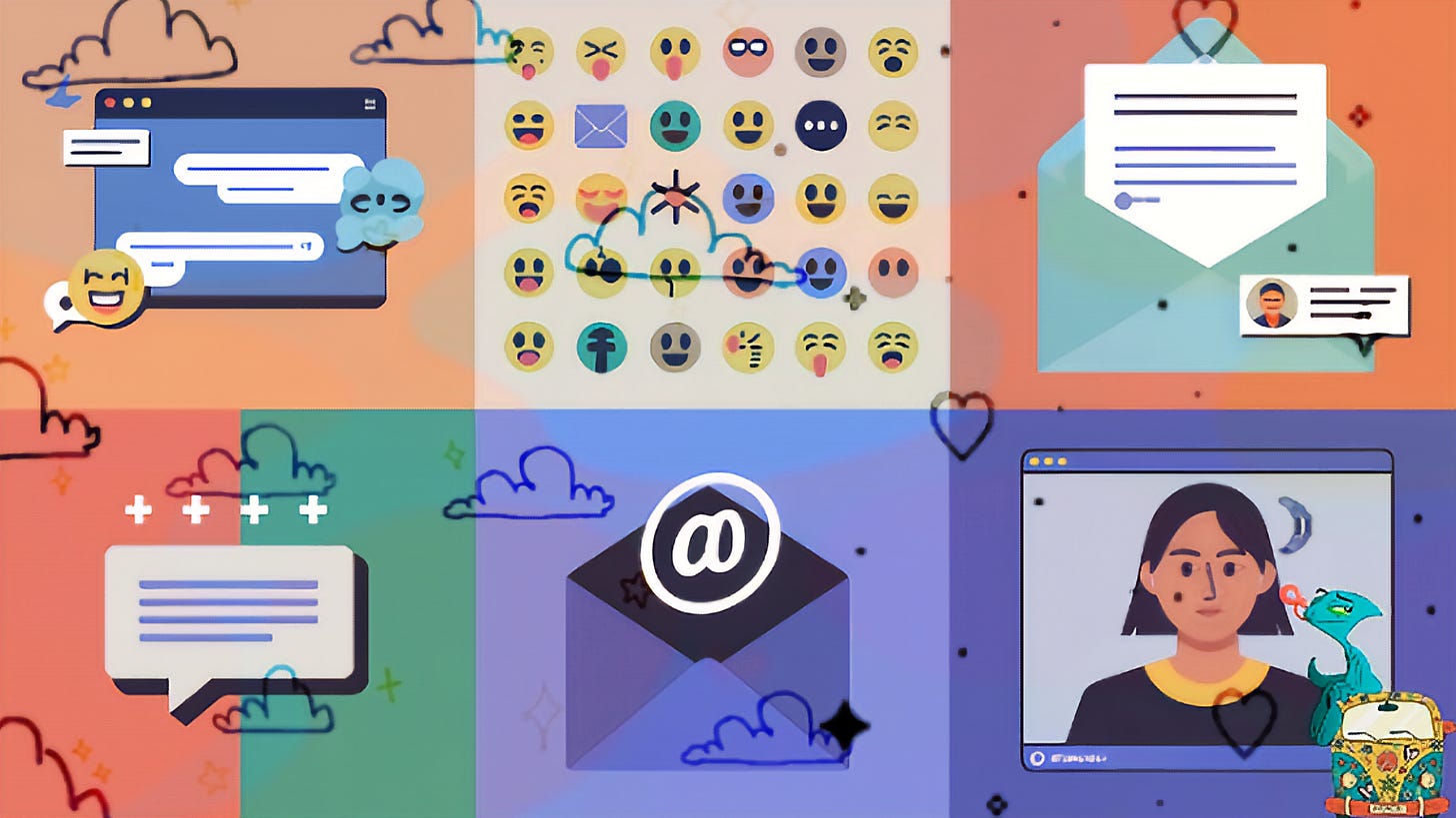 Image with emoji and mediums