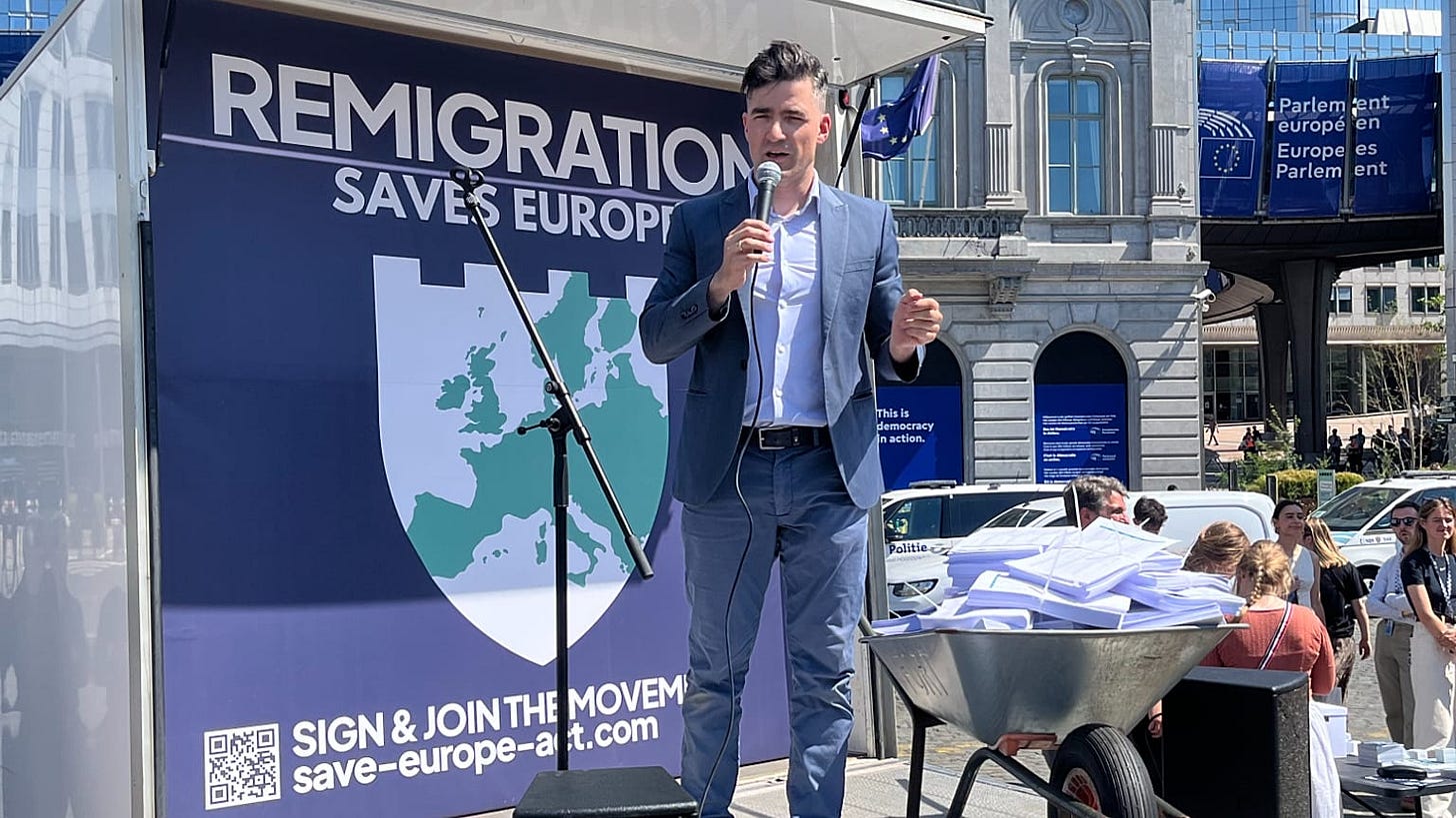 Far-right activists to sue European Commission over 'remigration' rejection | Euronews Far-right activists to sue European Commission over 'remigration' rejection | Euronews