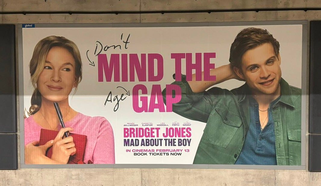 Chris 🦦 on X: "Just came across this marketing for Bridget Jones: Mad  About The Boy https://t.co/n9OZg5J7Z6" / X