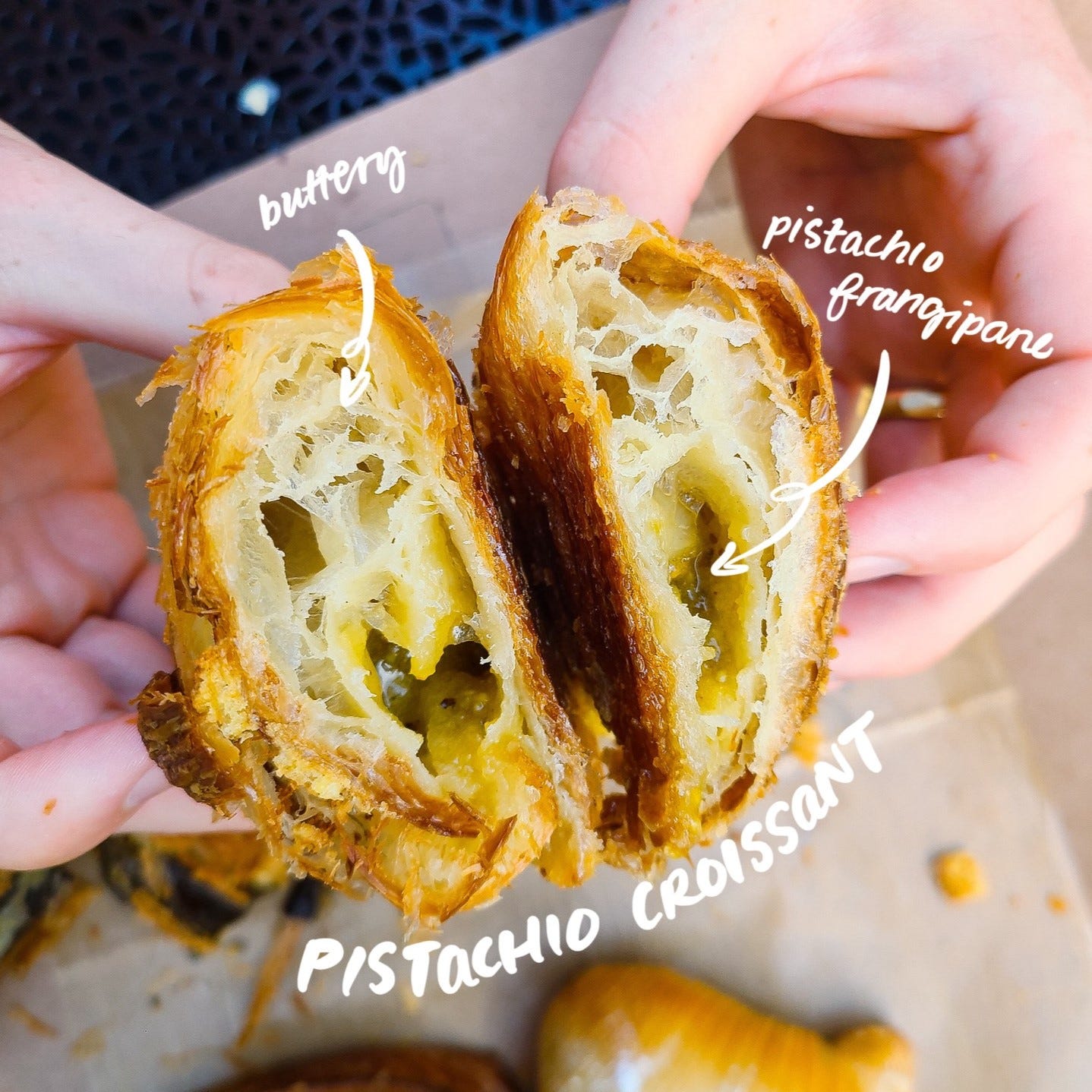 Nino's Bakery Pistachio Croissant