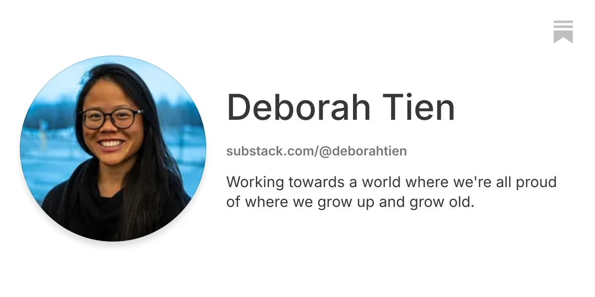 Deborah Tien | Substack