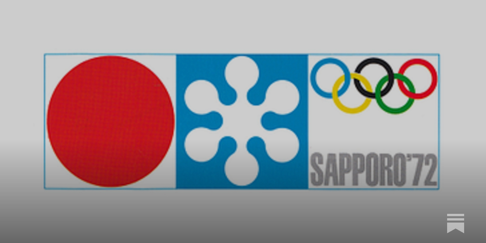 Sapporo '72 Logo - by Richard Baird - Logo Histories